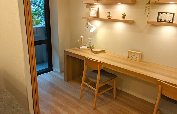 コンパクトだけど自分空間を実現する書斎